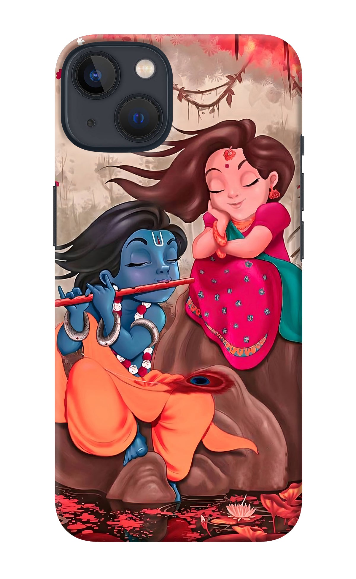 Radhe Krishna iPhone 13 Back Cover