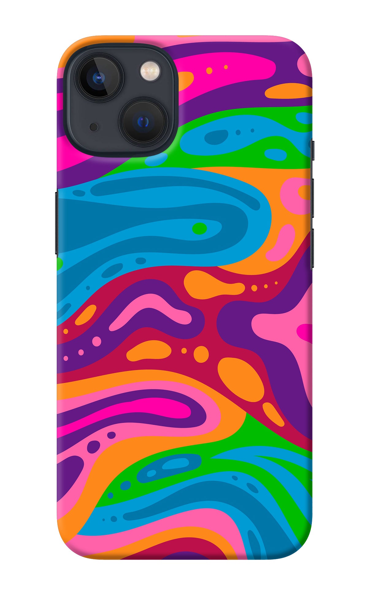 Trippy Pattern iPhone 13 Back Cover