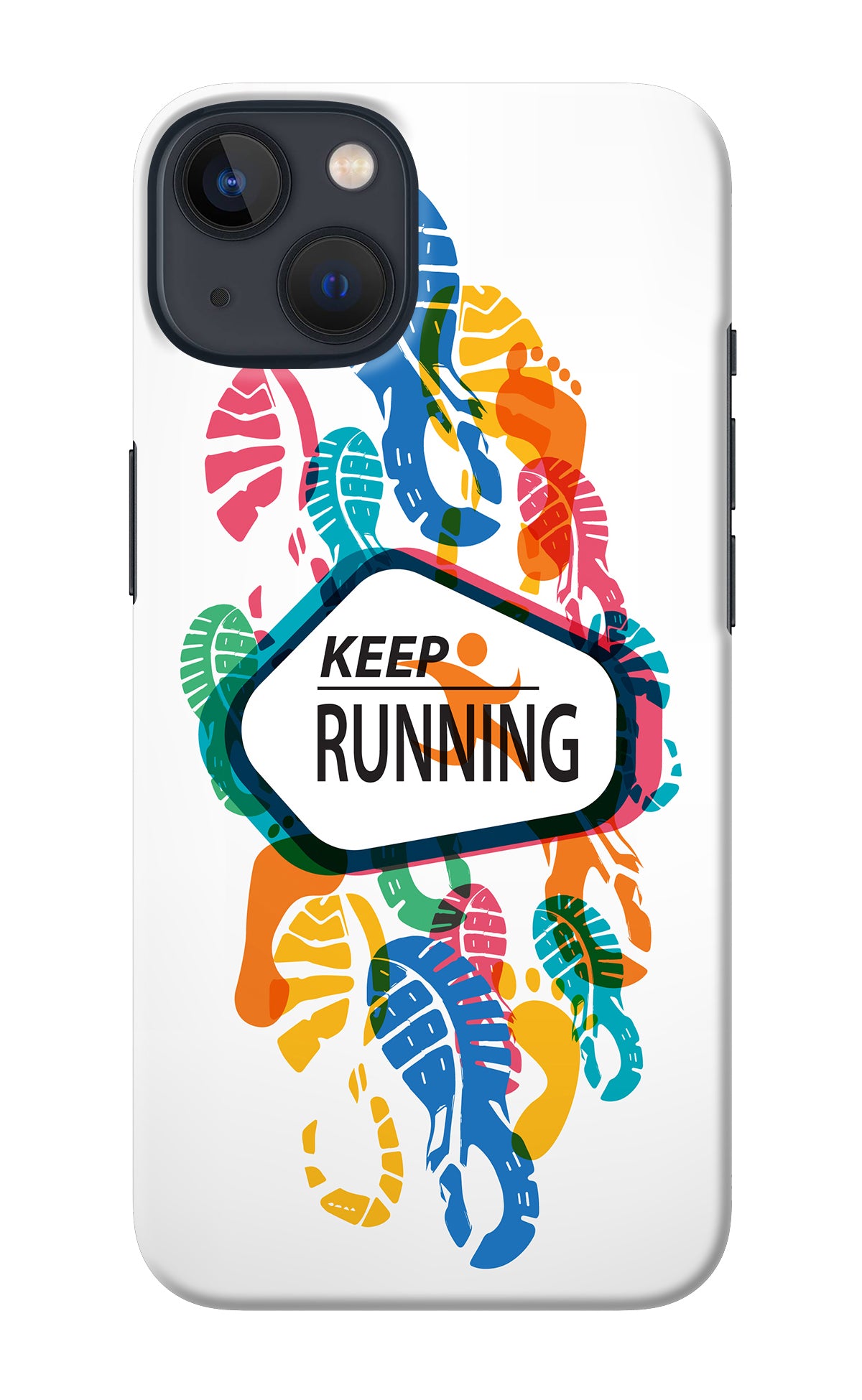 Keep Running iPhone 13 Back Cover