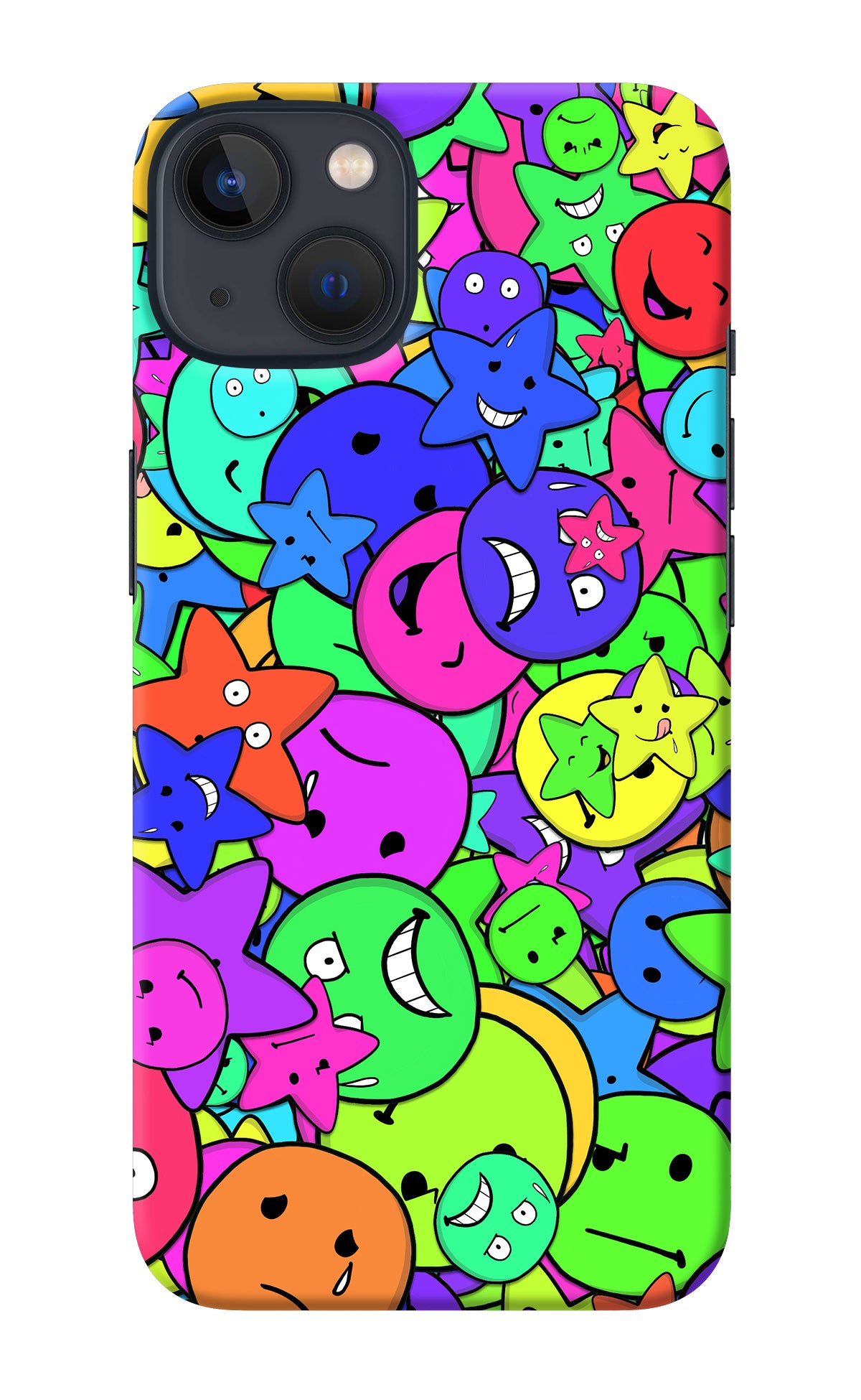 Fun Doodle iPhone 13 Back Cover