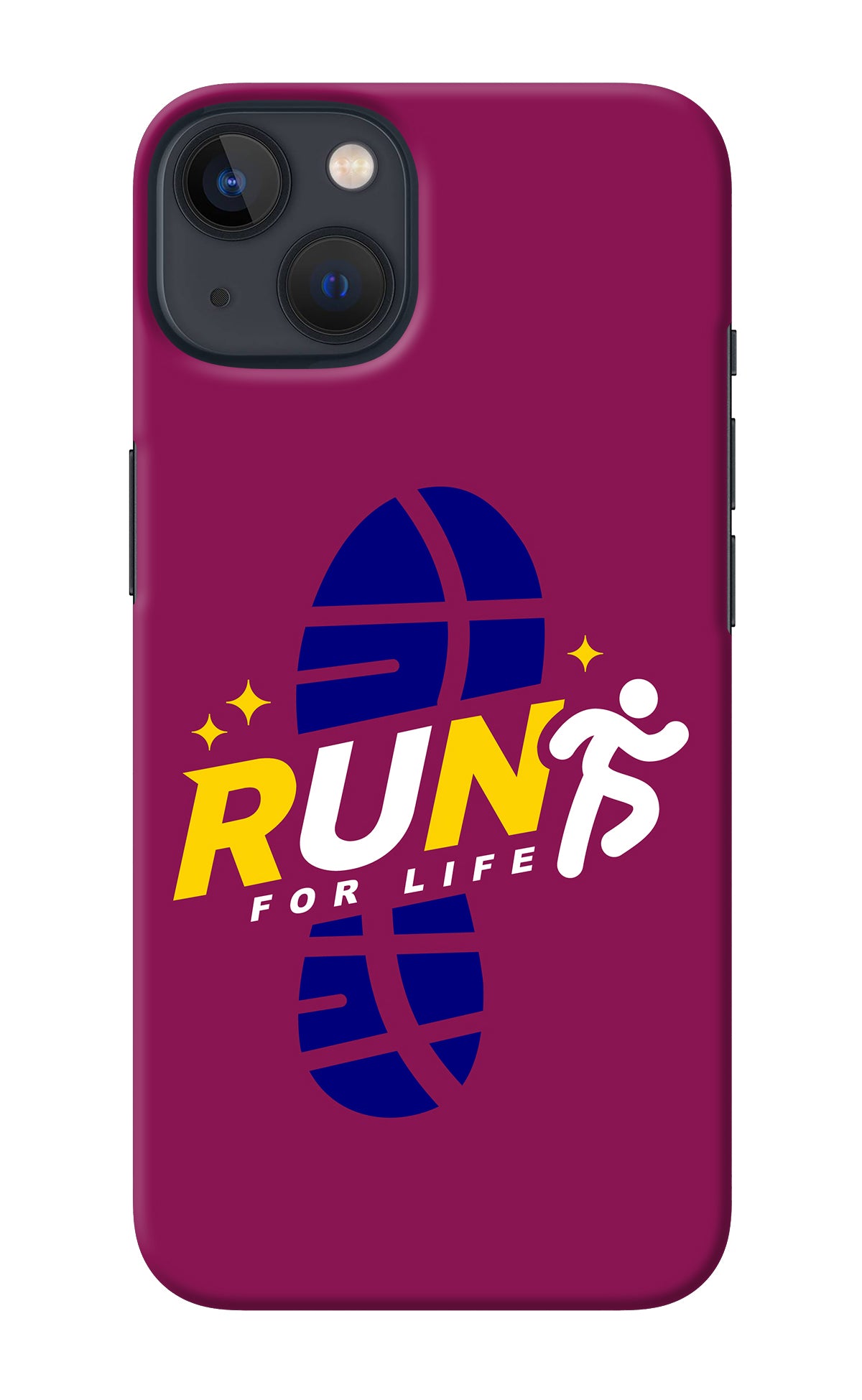 Run for Life iPhone 13 Back Cover