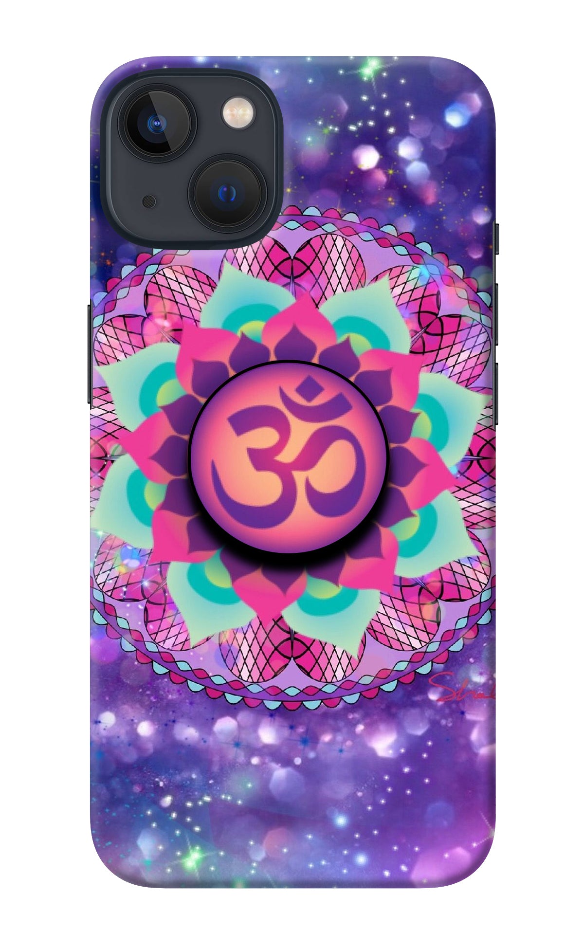 Om Purple iPhone 13 Pop Case