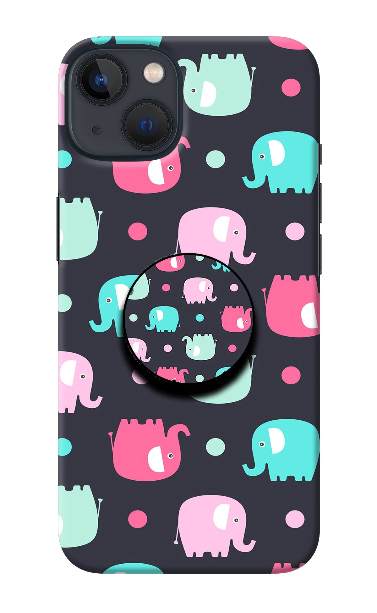 Baby Elephants iPhone 13 Pop Case