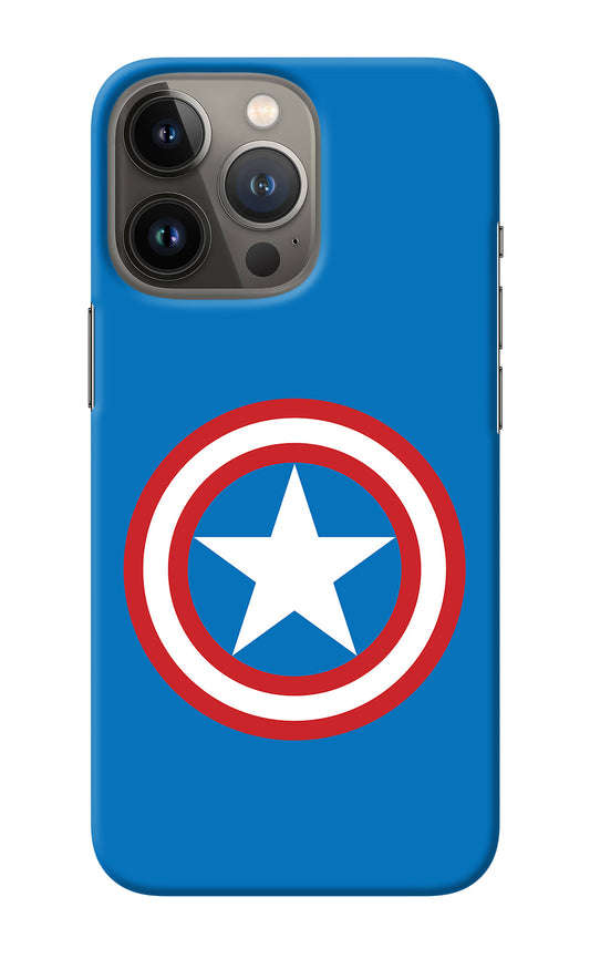 Captain America Logo iPhone 13 Pro Back Cover