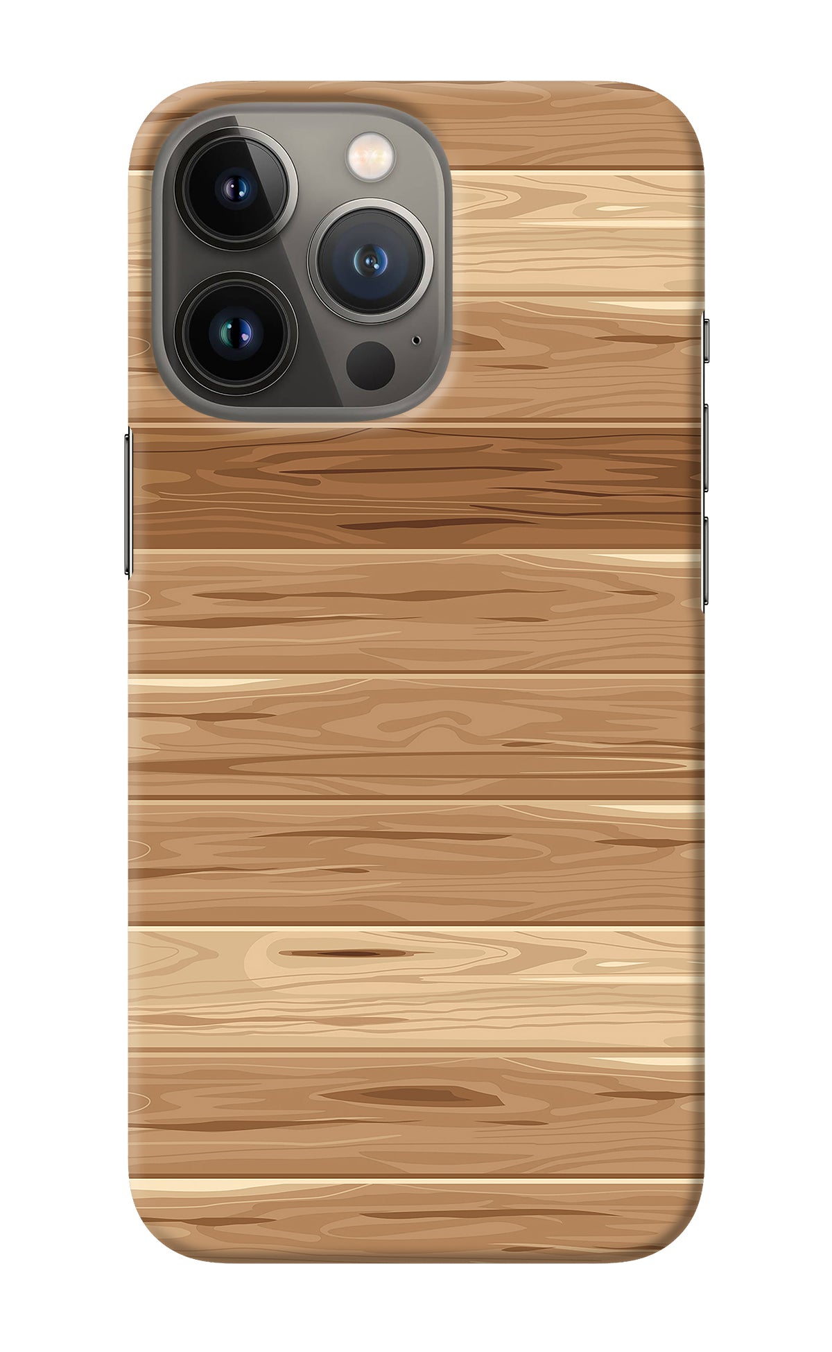 Wooden Vector iPhone 13 Pro Back Cover