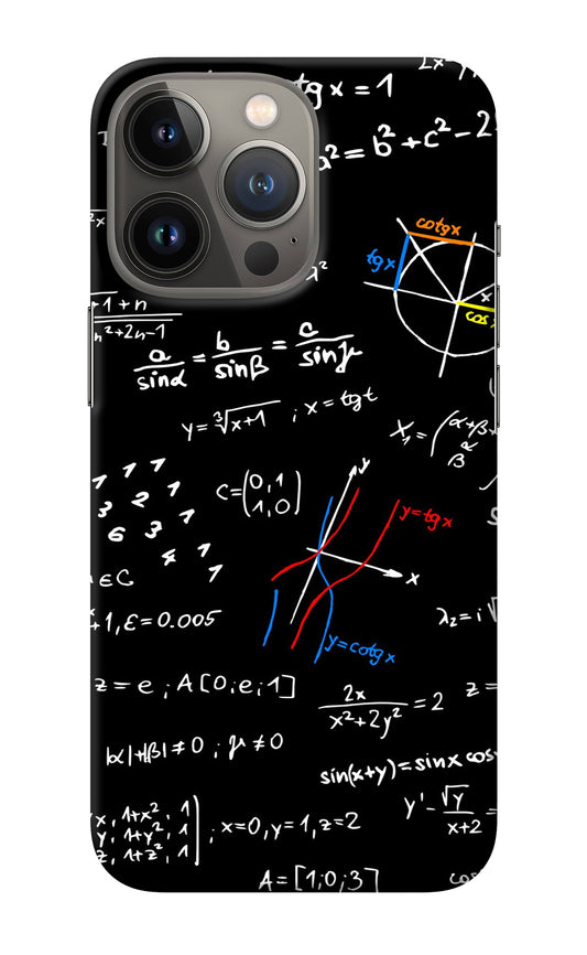 Mathematics Formula iPhone 13 Pro Back Cover