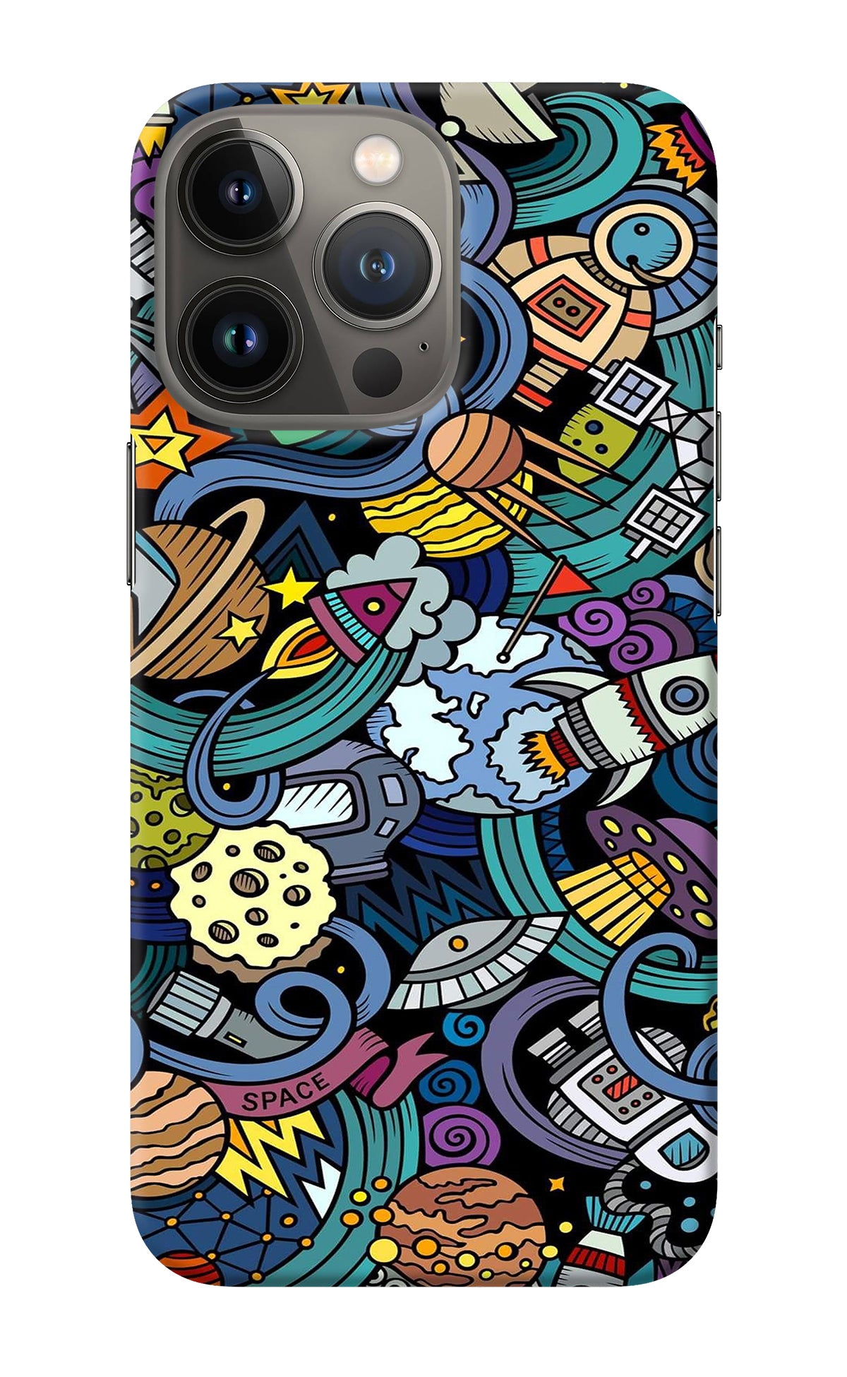 Space Abstract iPhone 13 Pro Back Cover