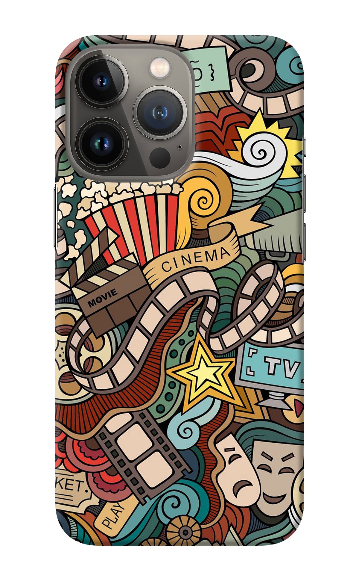 Cinema Abstract iPhone 13 Pro Back Cover