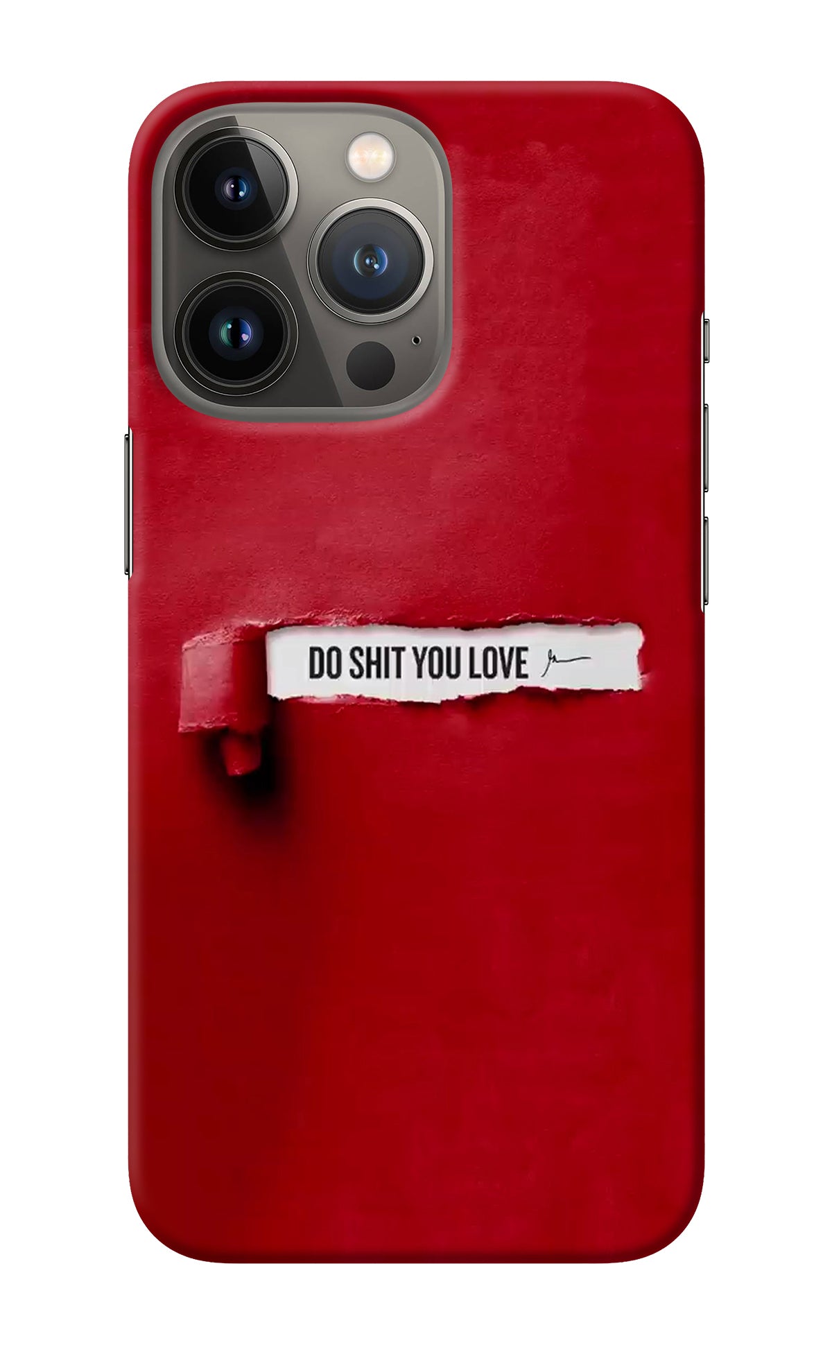 Do Shit You Love iPhone 13 Pro Back Cover