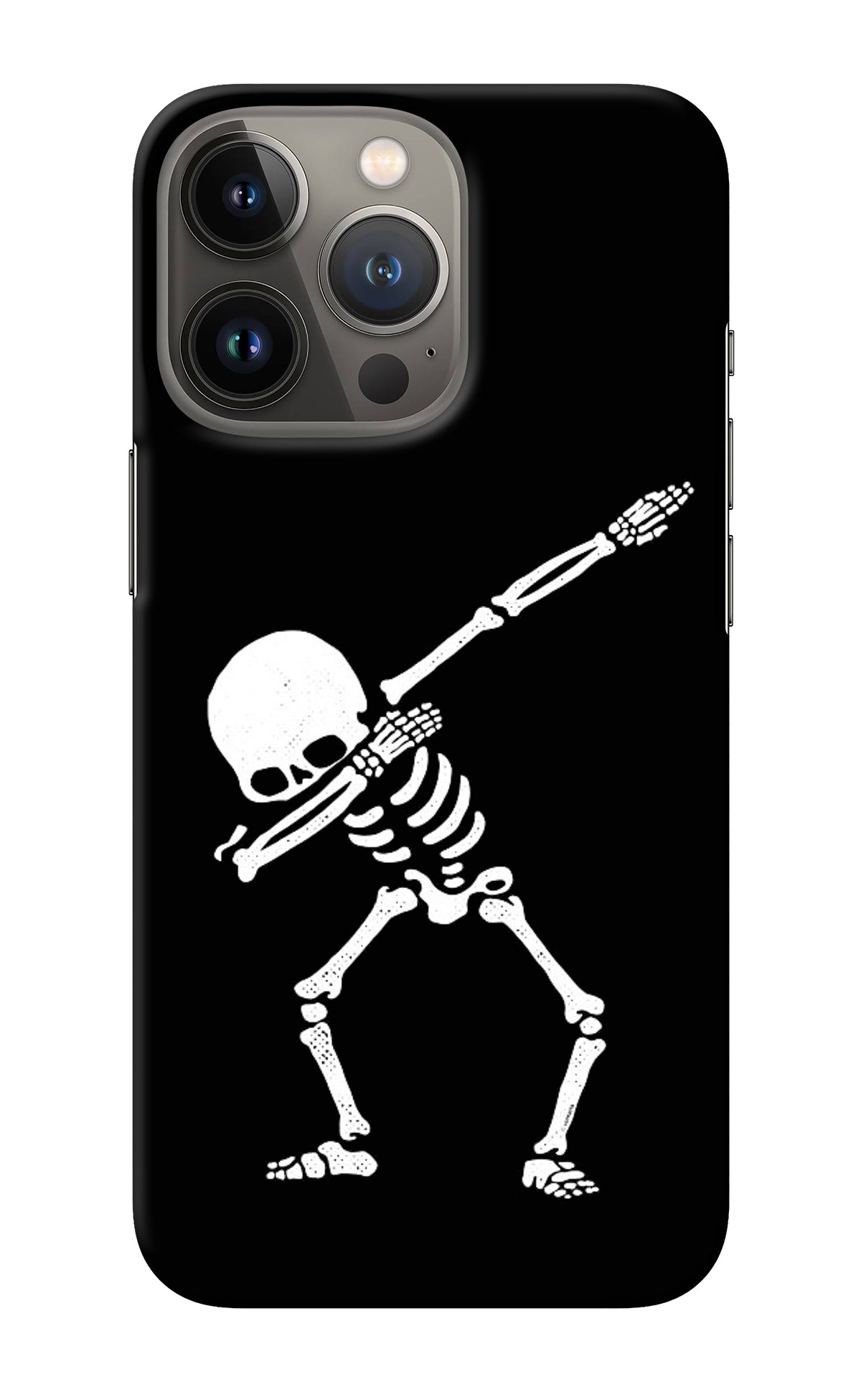 Dabbing Skeleton Art iPhone 13 Pro Back Cover