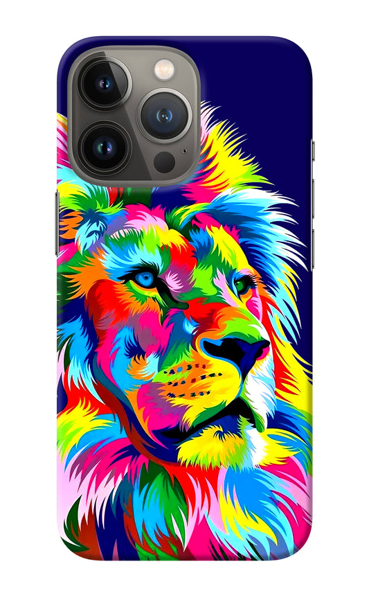 Vector Art Lion iPhone 13 Pro Back Cover