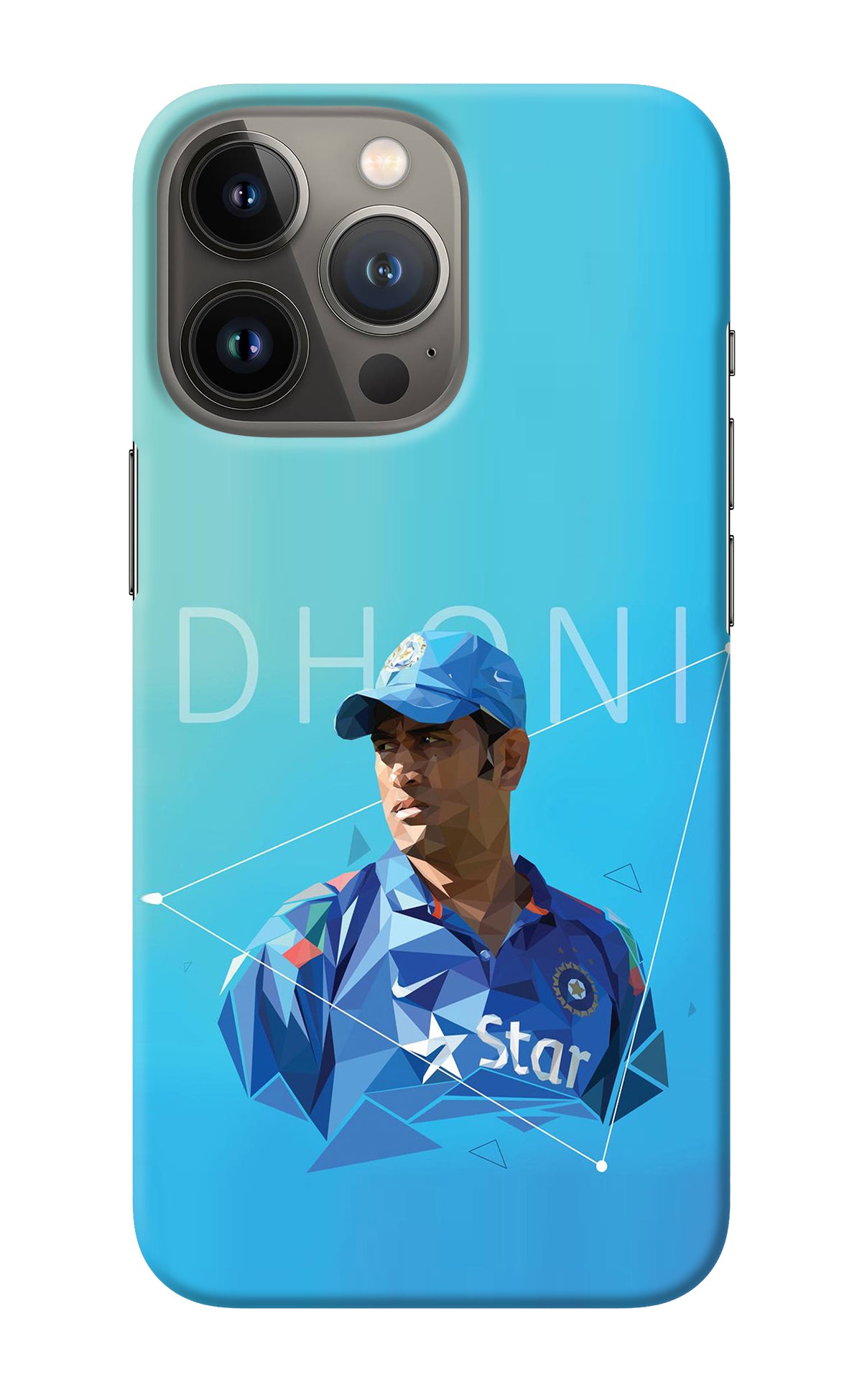 Dhoni Artwork iPhone 13 Pro Back Cover