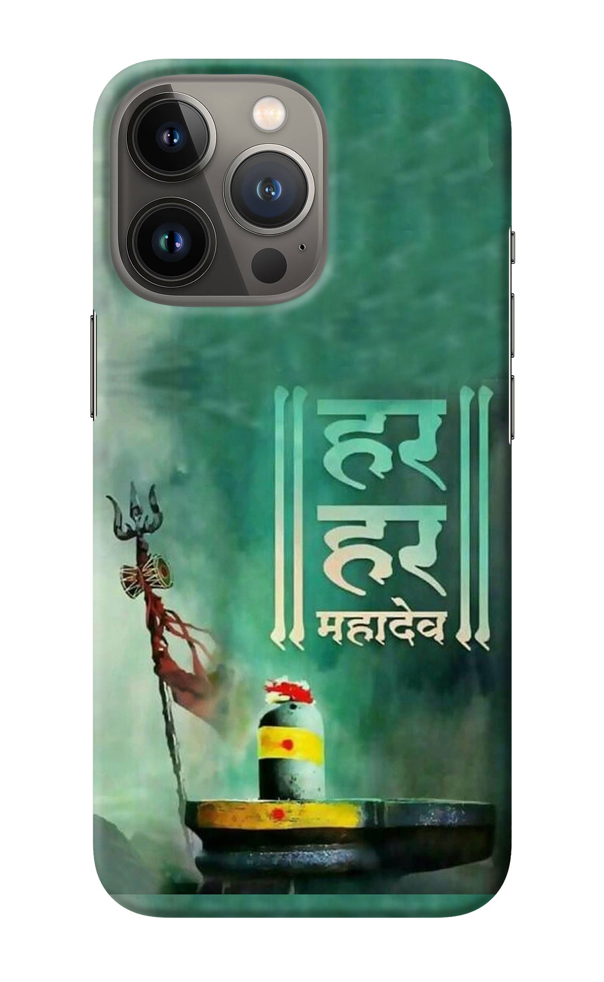 Har Har Mahadev Shivling iPhone 13 Pro Back Cover