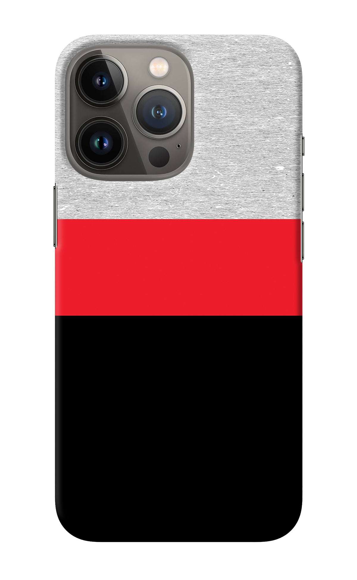 Tri Color Pattern iPhone 13 Pro Back Cover