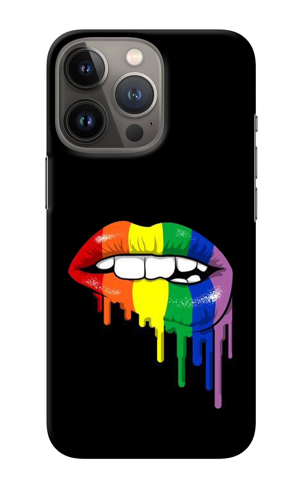 Lips Biting iPhone 13 Pro Back Cover