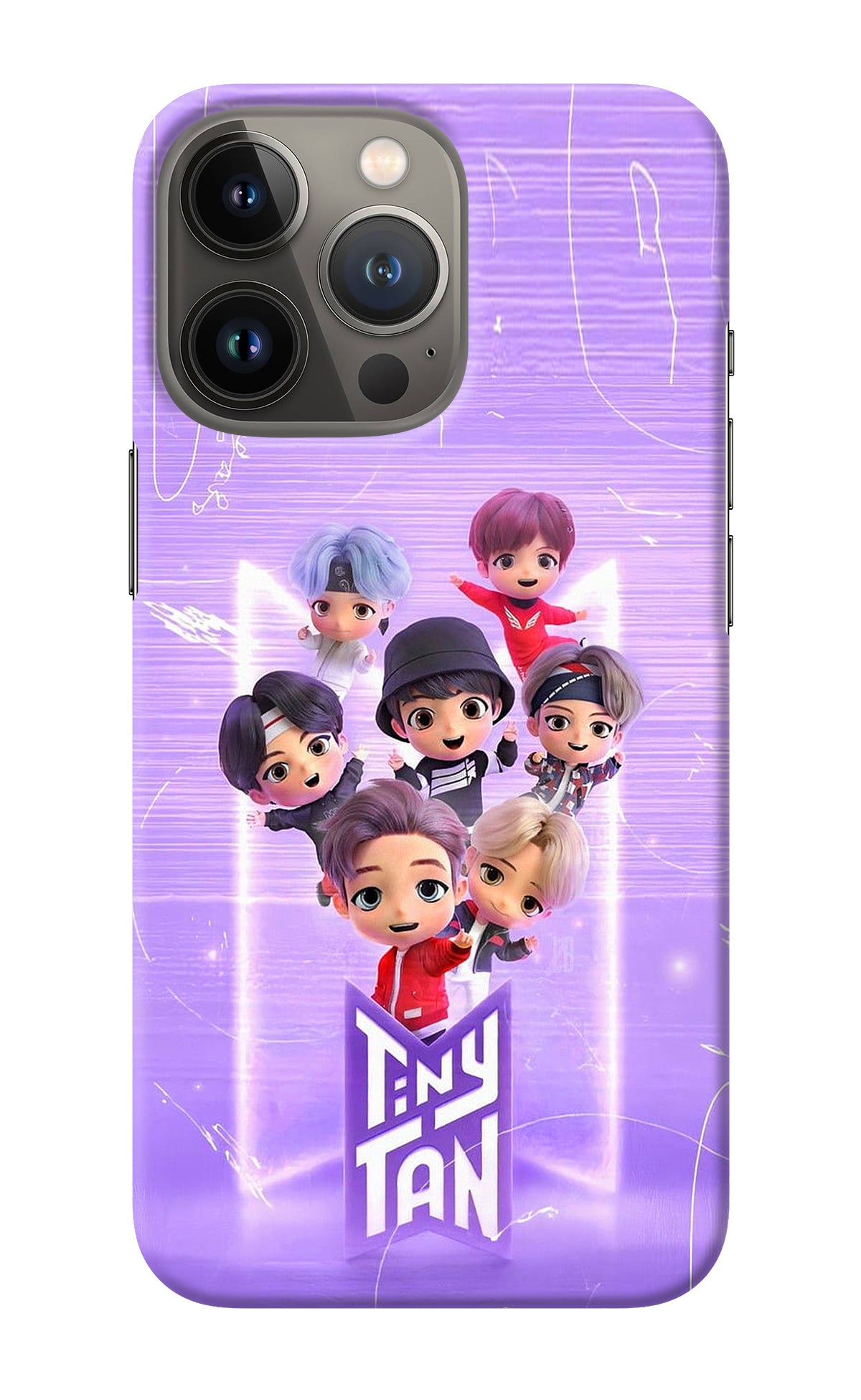 BTS Tiny Tan iPhone 13 Pro Back Cover