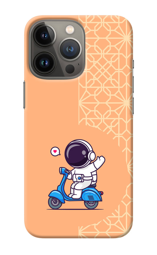 Cute Astronaut Riding iPhone 13 Pro Back Cover