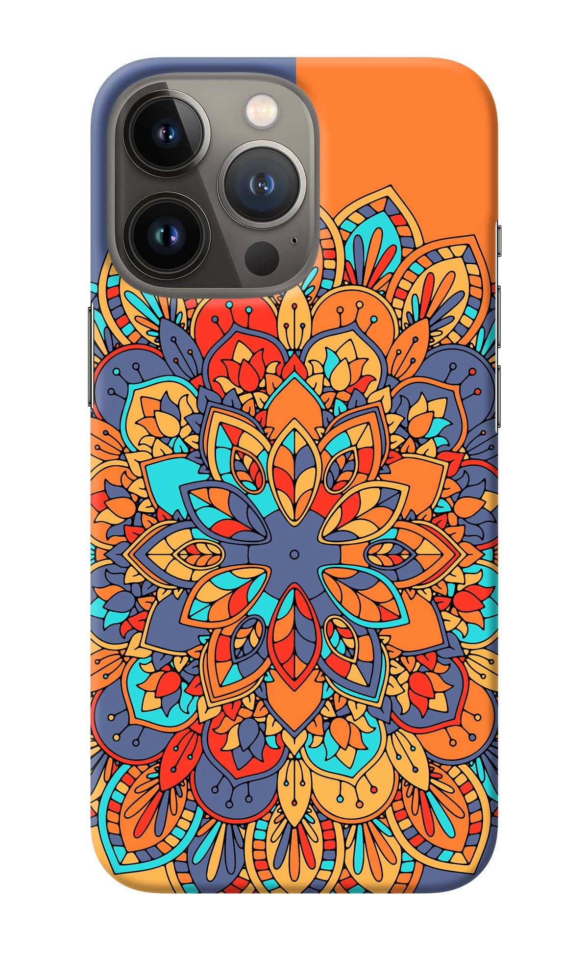 Color Mandala iPhone 13 Pro Back Cover