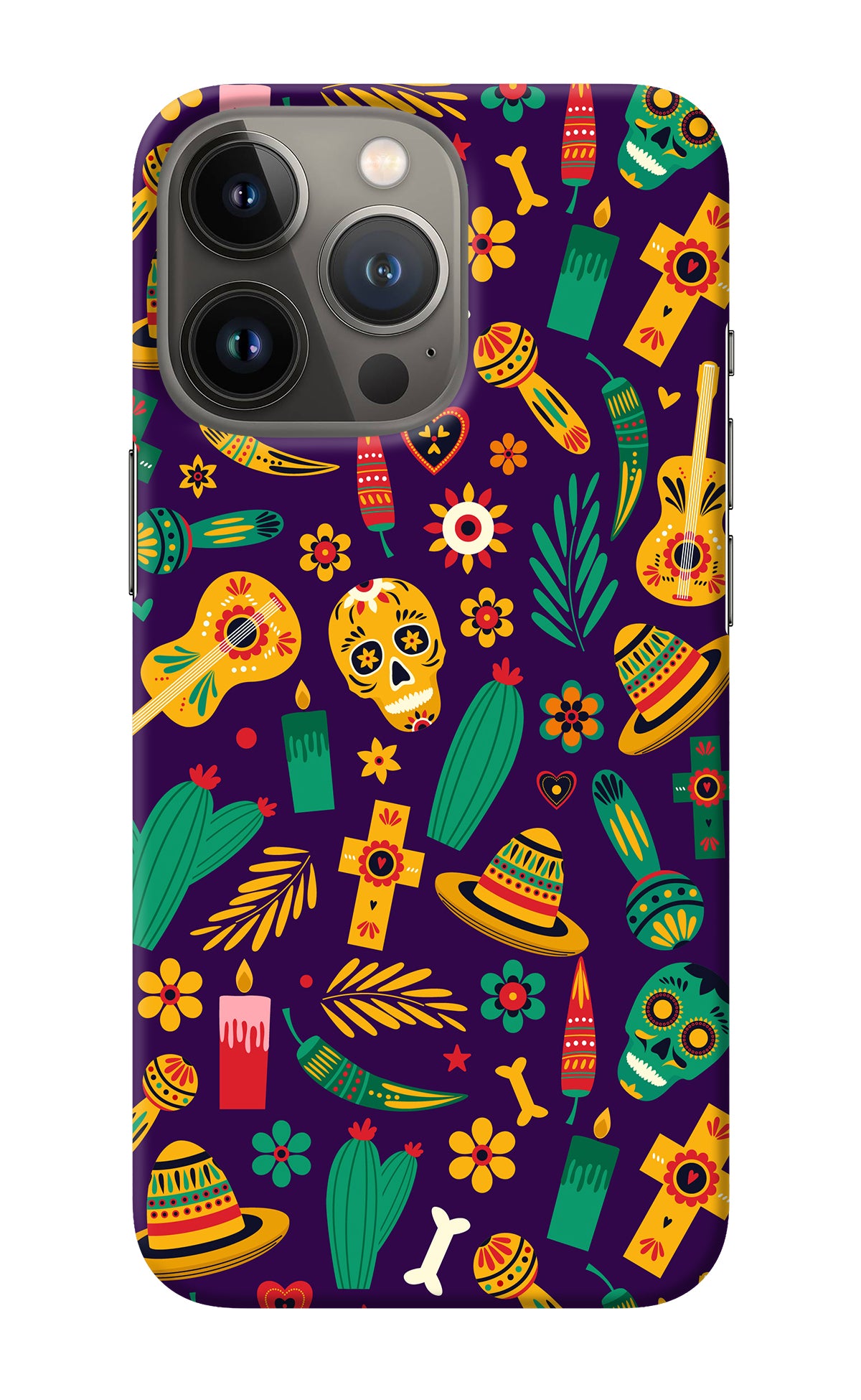 Mexican Artwork iPhone 13 Pro Back Cover