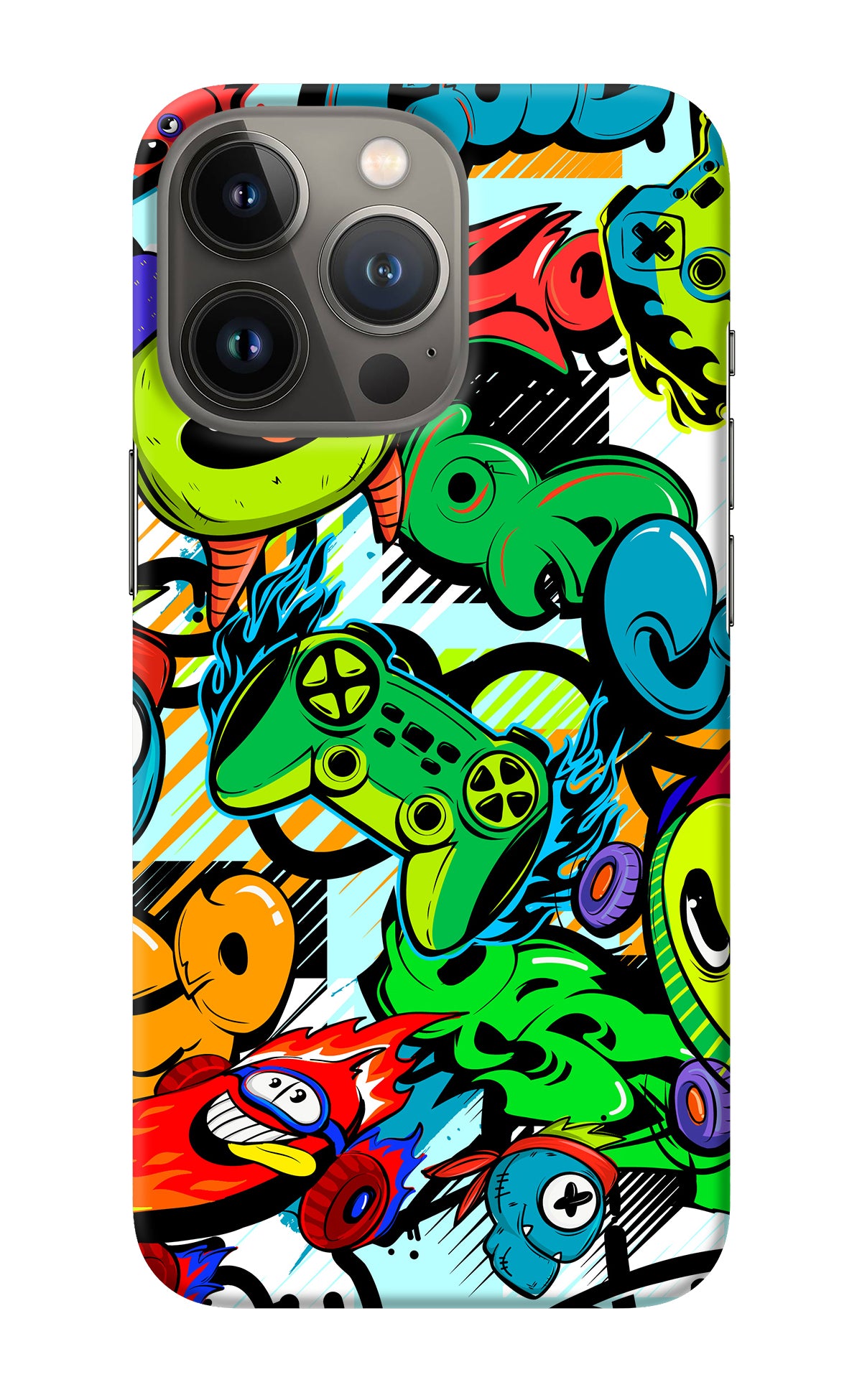 Game Doodle iPhone 13 Pro Back Cover