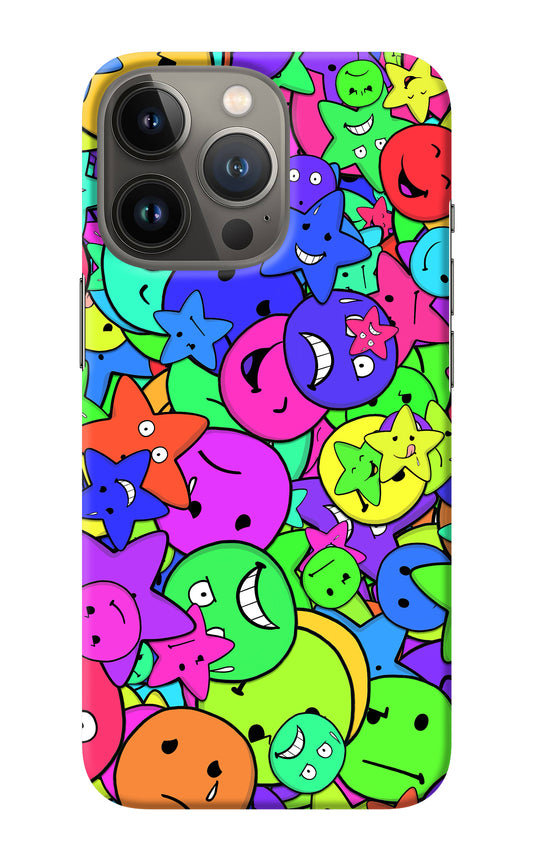 Fun Doodle iPhone 13 Pro Back Cover