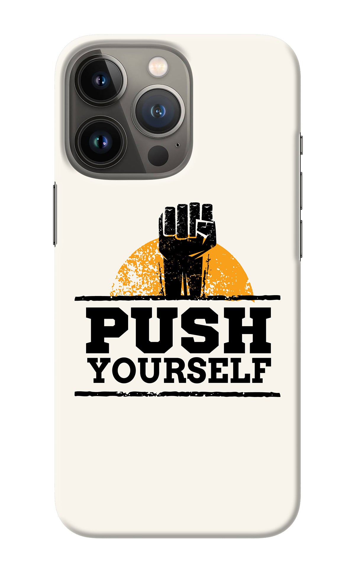 Push Yourself iPhone 13 Pro Back Cover