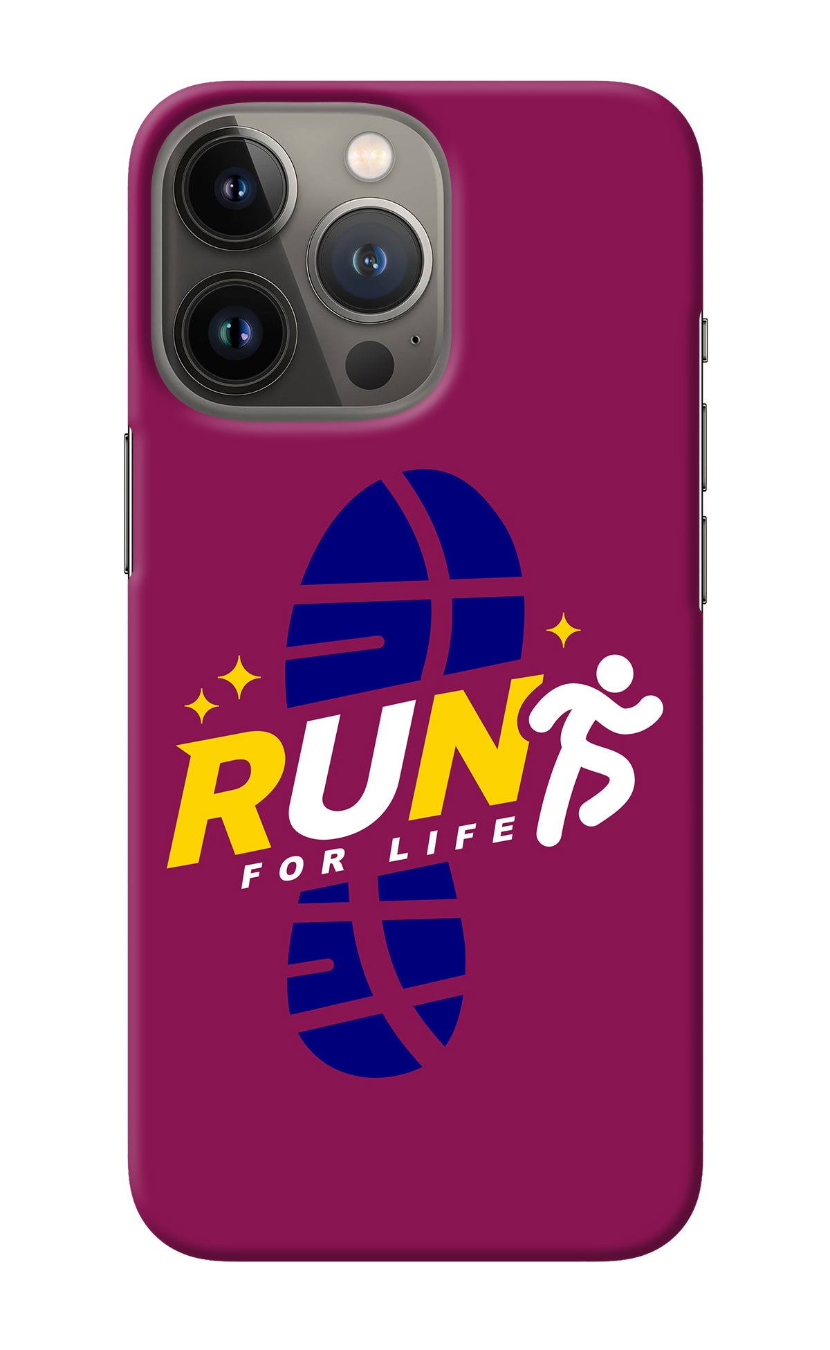 Run for Life iPhone 13 Pro Back Cover