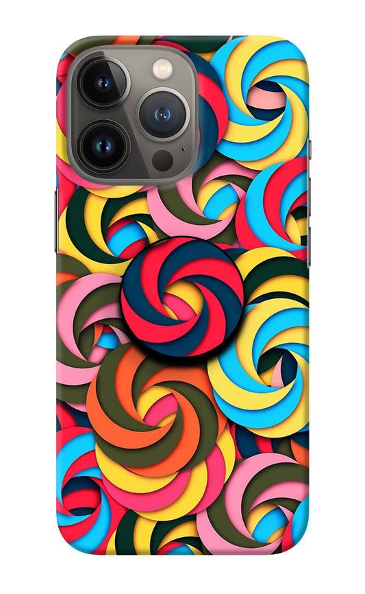 Spiral Pattern iPhone 13 Pro Pop Case