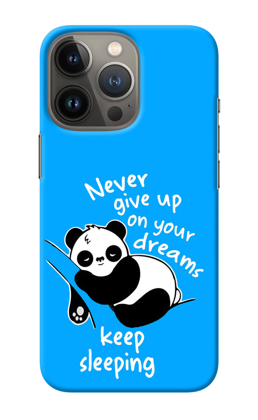 Keep Sleeping iPhone 13 Pro Max Back Cover