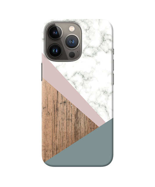 Marble wood Abstract iPhone 13 Pro Max Back Cover