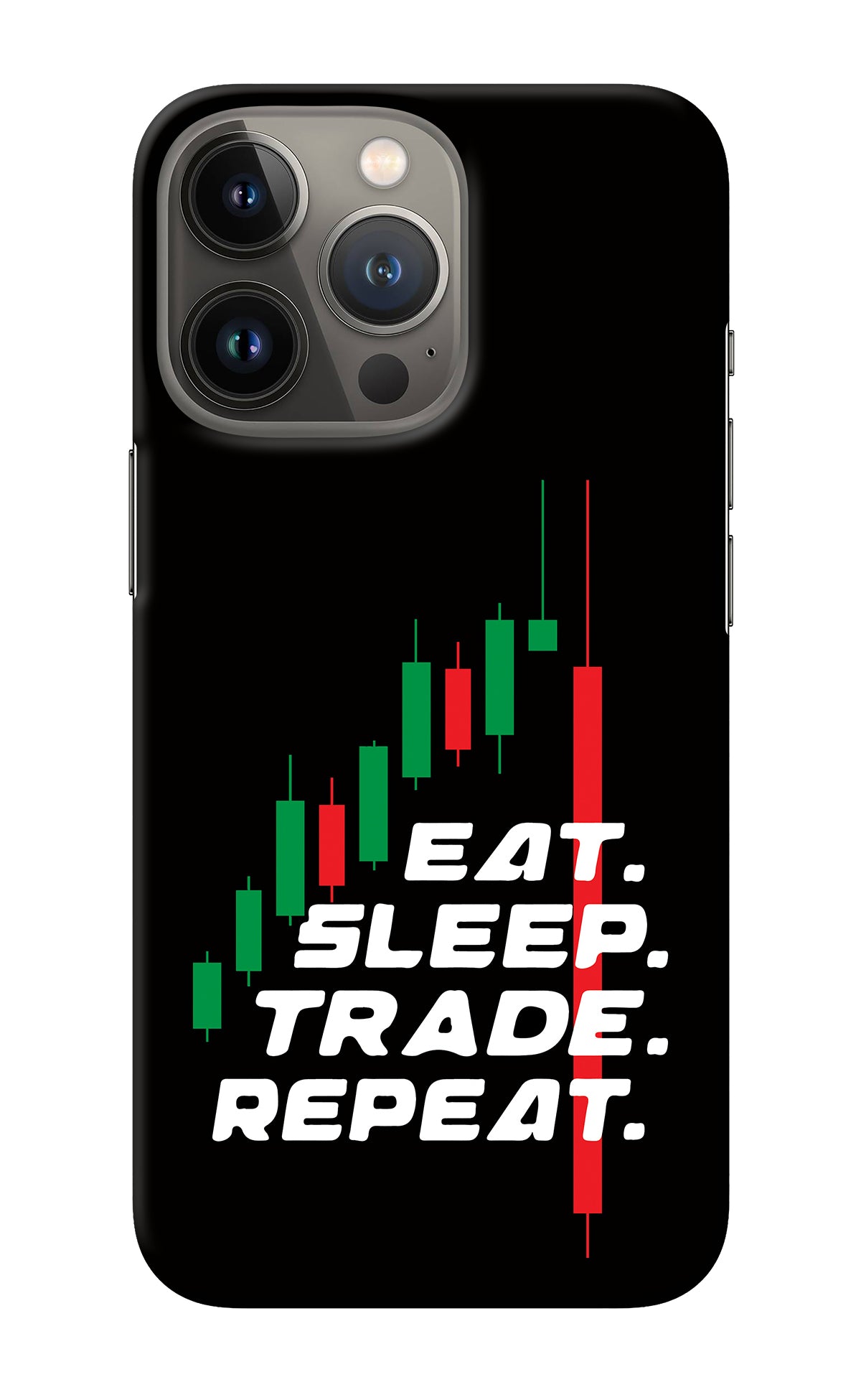 Eat Sleep Trade Repeat iPhone 13 Pro Max Back Cover