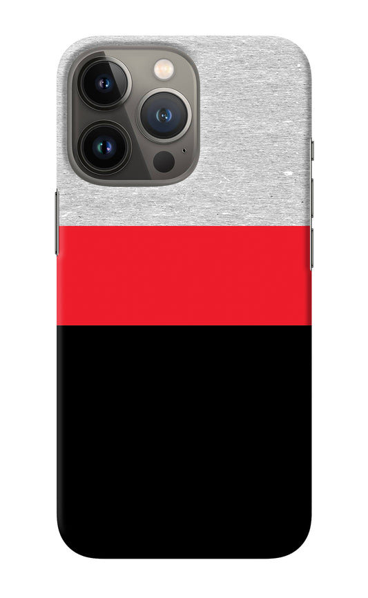 Tri Color Pattern iPhone 13 Pro Max Back Cover
