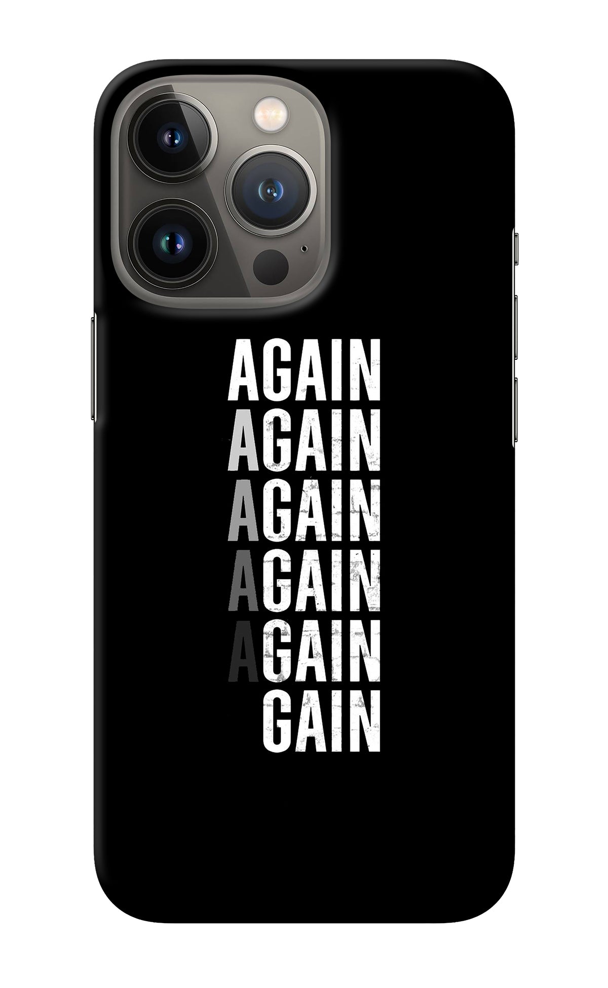 Again Again Gain iPhone 13 Pro Max Back Cover