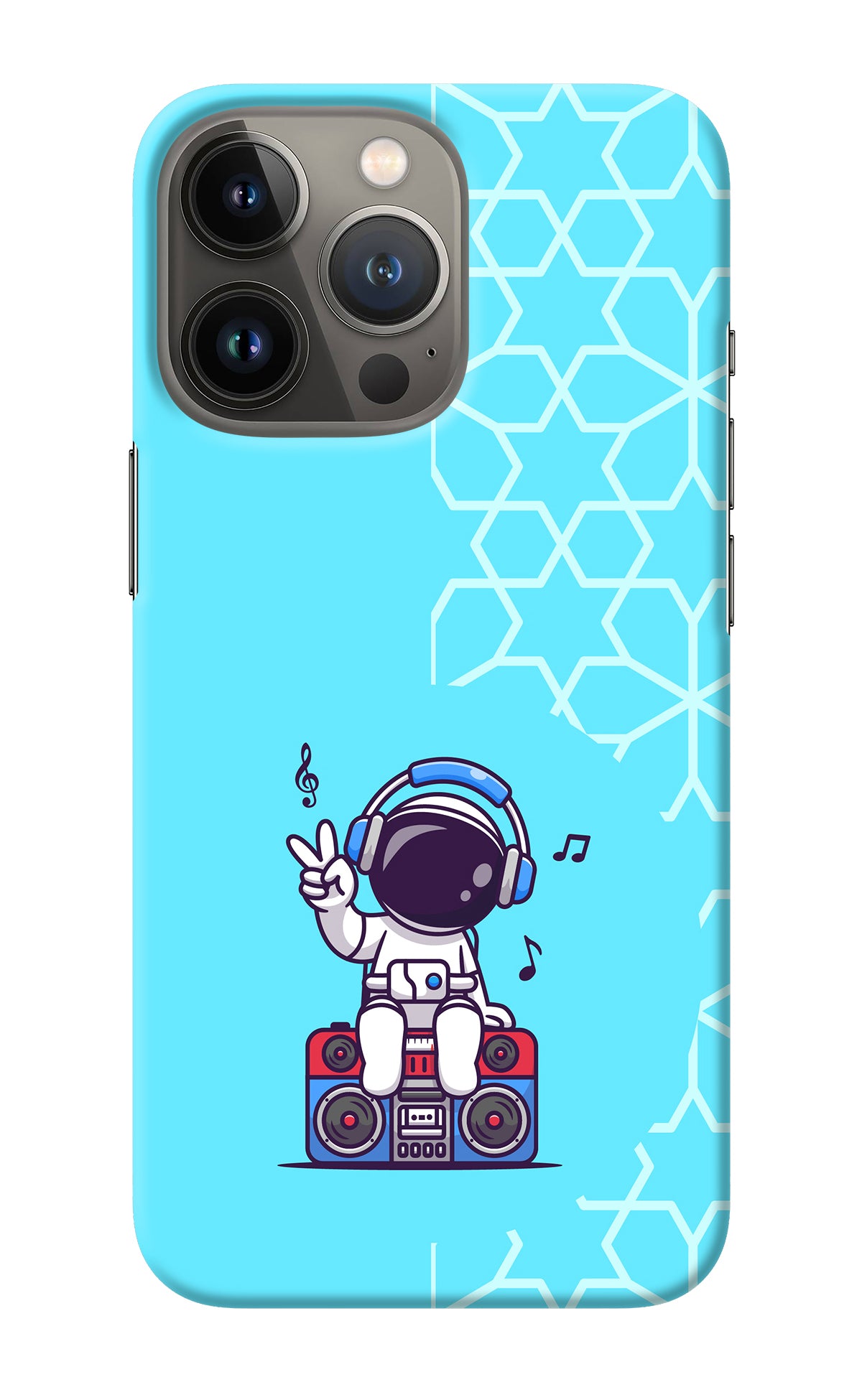Cute Astronaut Chilling iPhone 13 Pro Max Back Cover