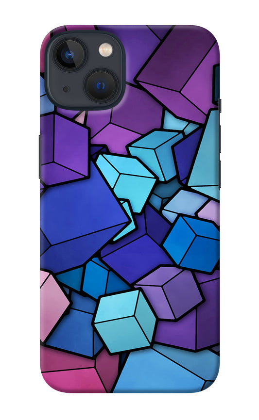 Cubic Abstract iPhone 13 Mini Back Cover