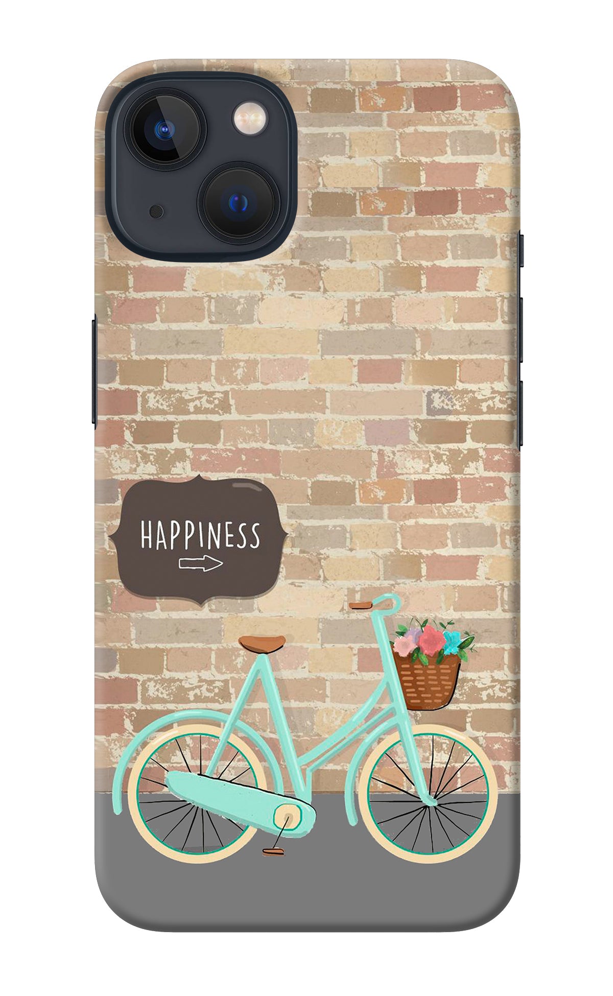 Happiness Artwork iPhone 13 Mini Back Cover