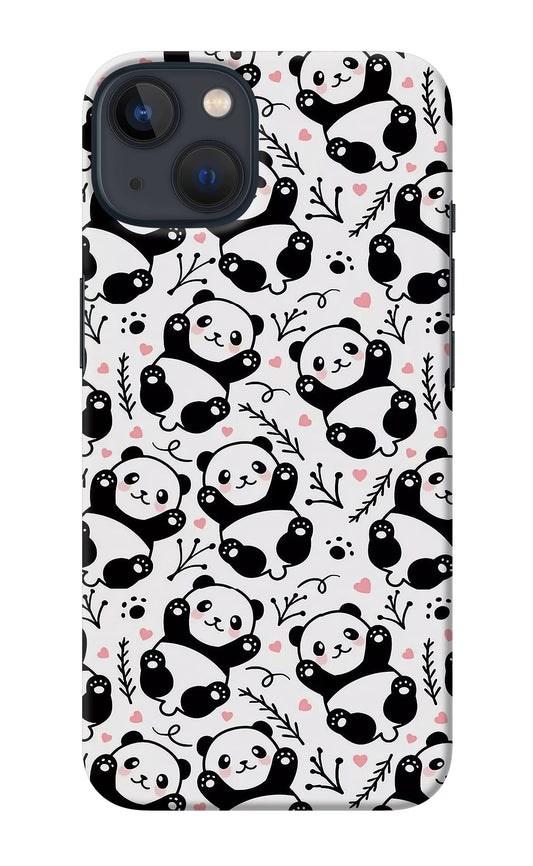 Cute Panda iPhone 13 Mini Back Cover