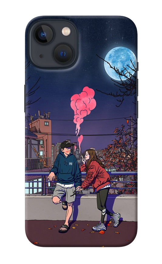 Chilling Couple iPhone 13 Mini Back Cover