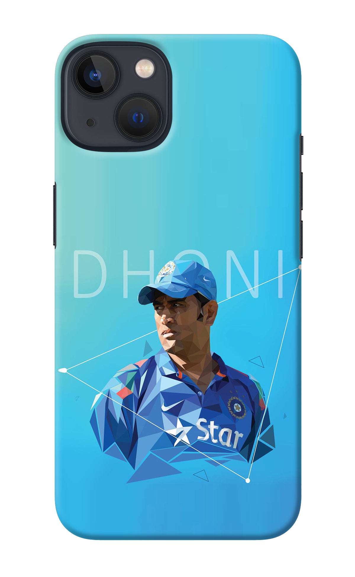 Dhoni Artwork iPhone 13 Mini Back Cover