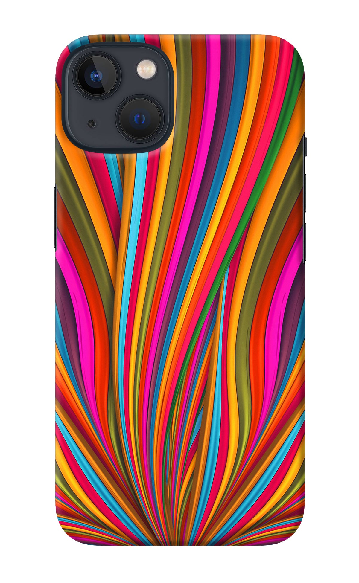 Trippy Wavy iPhone 13 Mini Back Cover