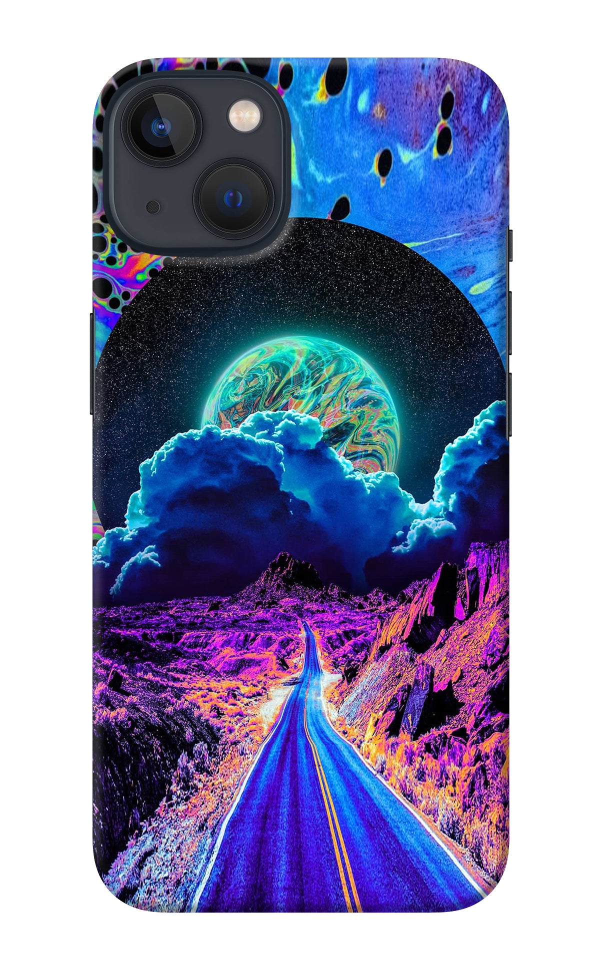 Psychedelic Painting iPhone 13 Mini Back Cover