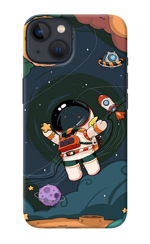 Cartoon Astronaut iPhone 13 Mini Back Cover