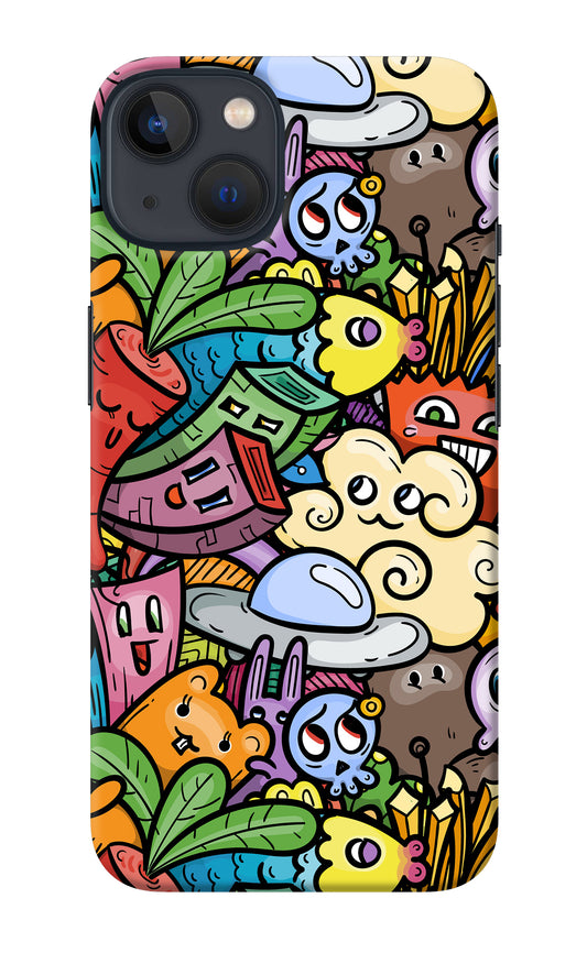 Veggie Doodle iPhone 13 Mini Back Cover