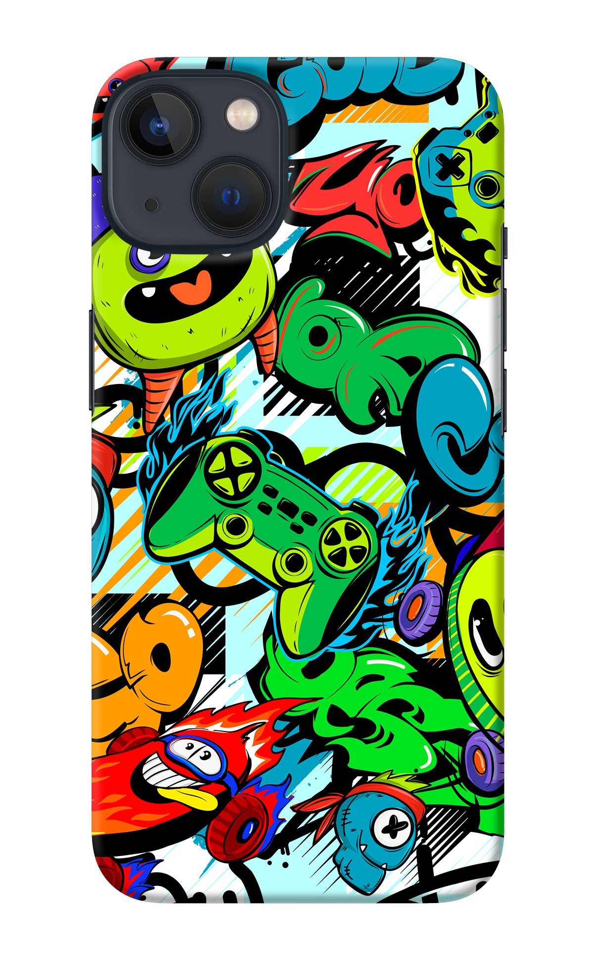 Game Doodle iPhone 13 Mini Back Cover