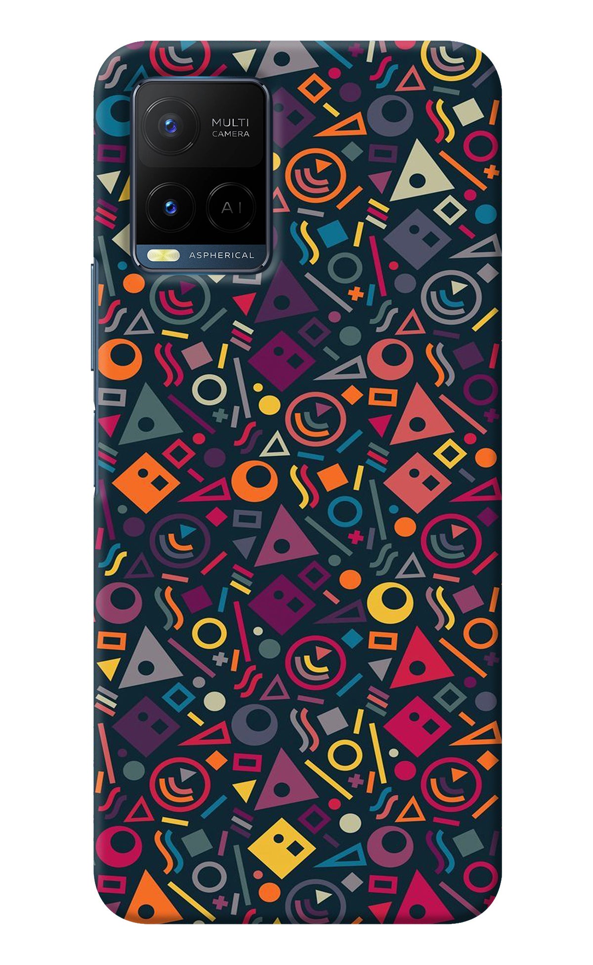 Geometric Abstract Vivo Y21/Y21s/Y33s Back Cover