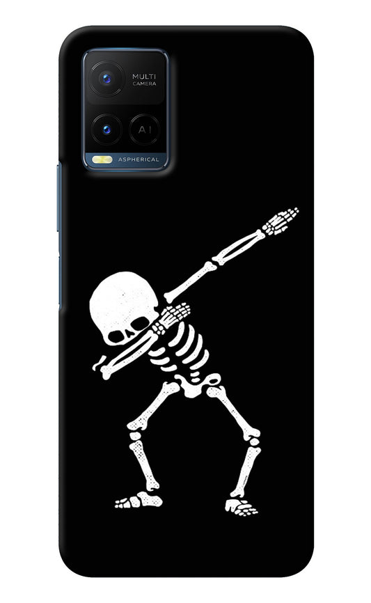 Dabbing Skeleton Art Vivo Y21/Y21s/Y33s Back Cover