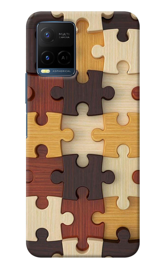 Wooden Puzzle Vivo Y21/Y21s/Y33s Back Cover