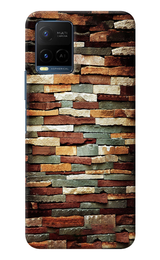 Bricks Pattern Vivo Y21/Y21s/Y33s Back Cover