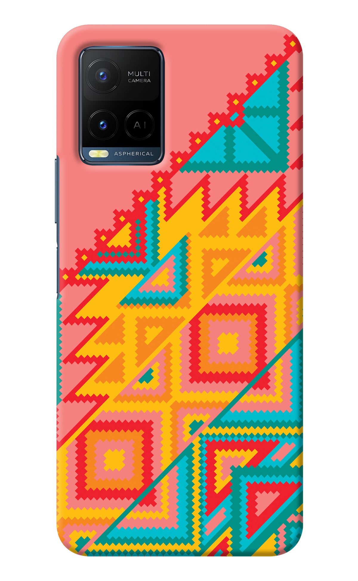 Aztec Tribal Vivo Y21/Y21s/Y33s Back Cover