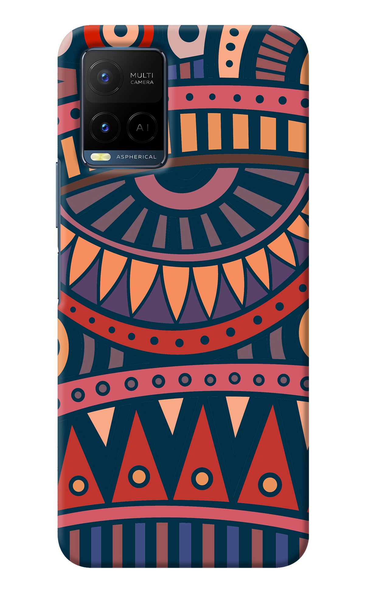 African Culture Design Vivo Y21/Y21s/Y33s Back Cover